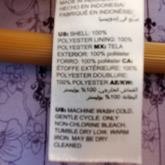 Chico's Dark Green Floral Kimono Jacket Size 3 NWOT - Picture 10 of 11